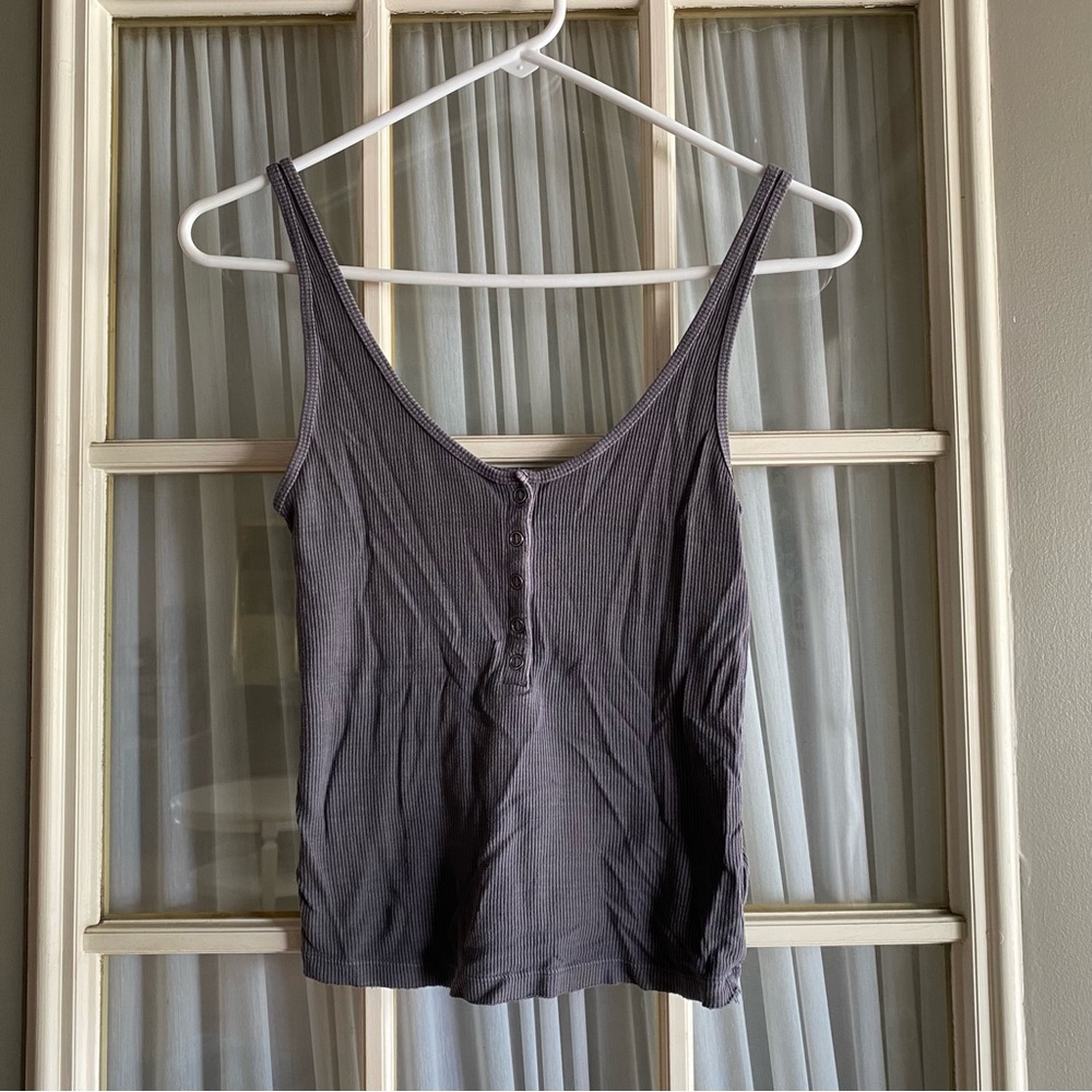 American Eagle soft and sexy ribbed Henley tank